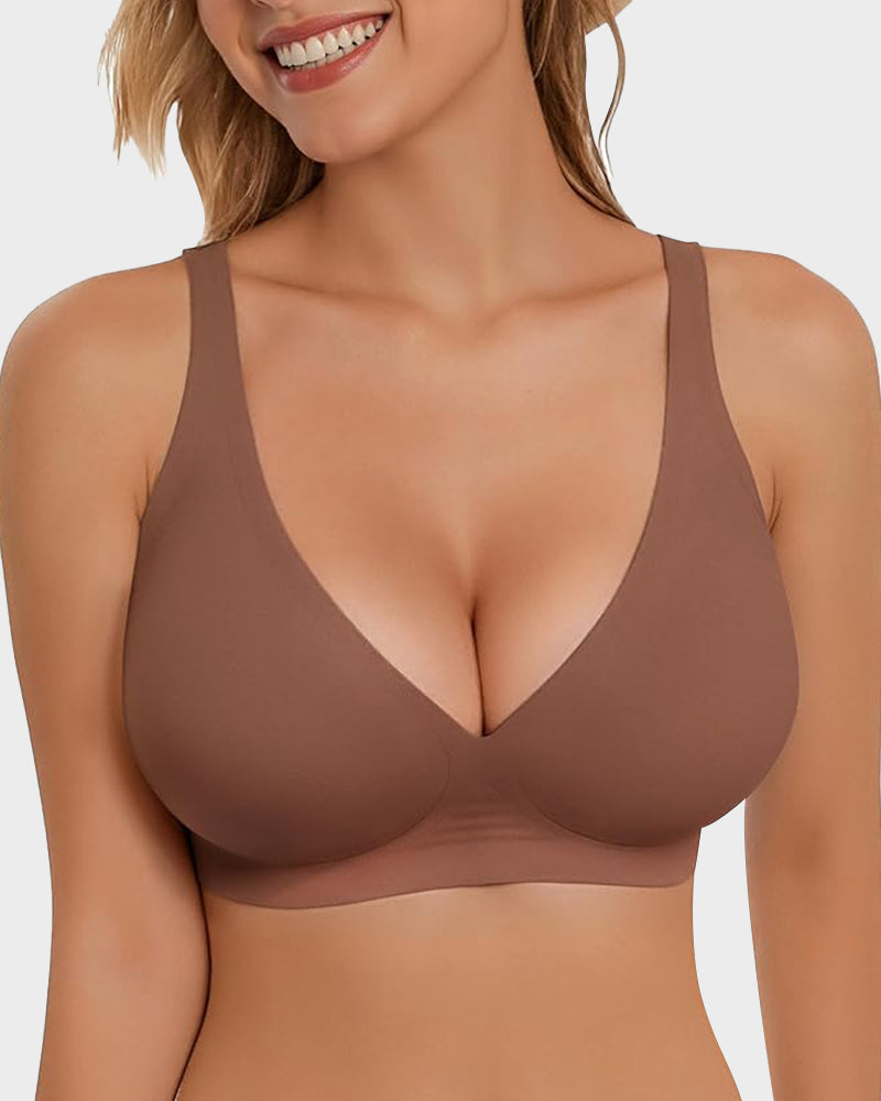 SculpStore Deep V Wireless Push-Up Bra