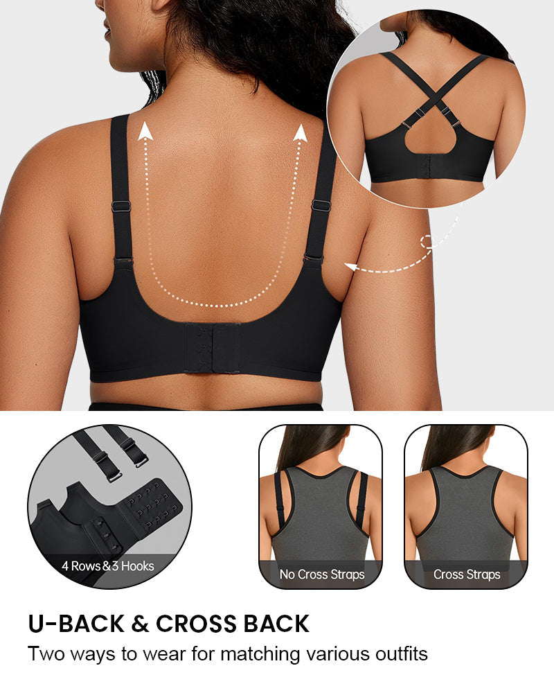 SculpStore Seamless Comfort Jelly Support Bra