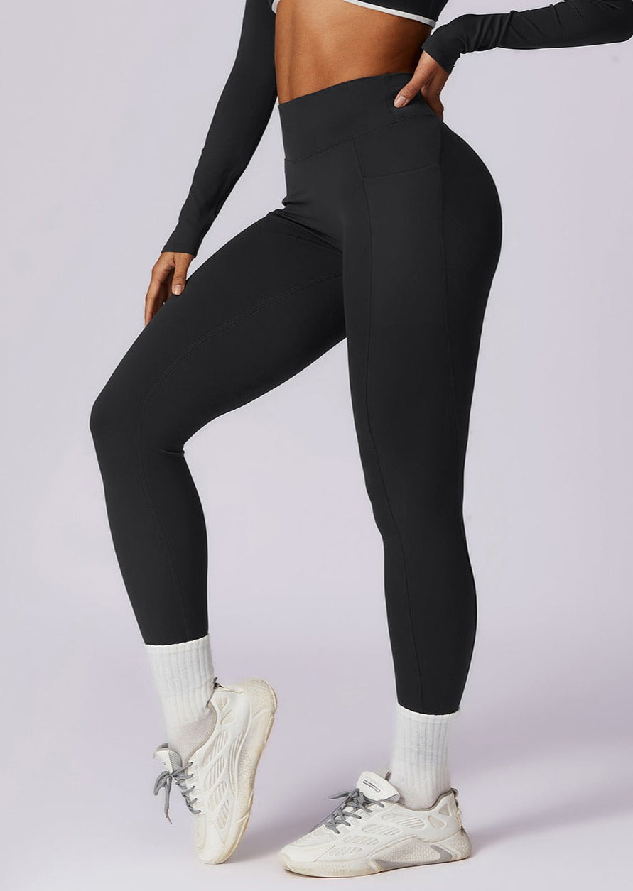 SculpStore Elite Pocket Leggings | Sculpting Fit with Side Pockets