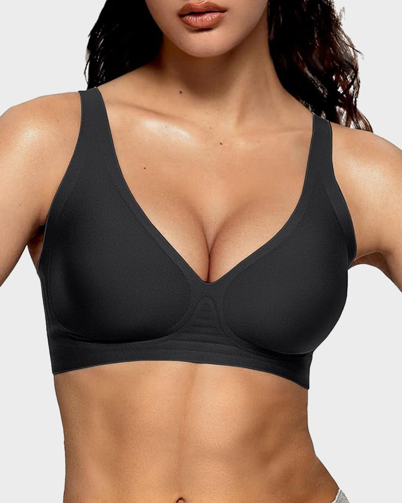 SculpStore Deep V Wireless Push-Up Bra