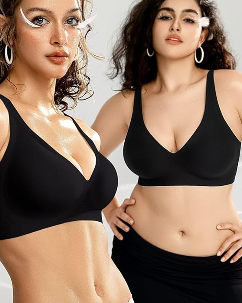 SculpStore Deep V Wireless Push-Up Bra