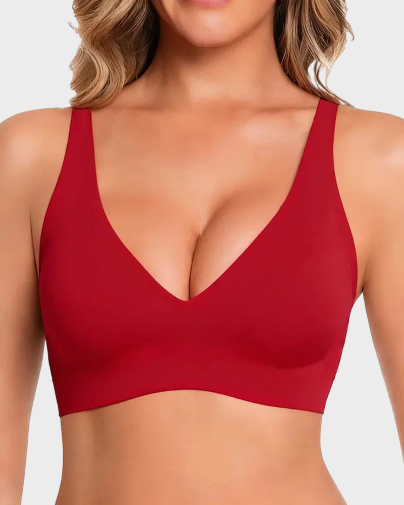 SculpStore Deep V Wireless Push-Up Bra