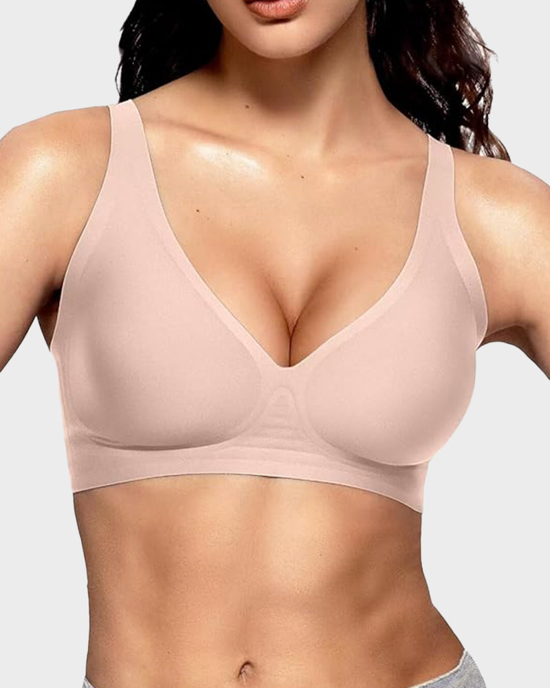 SculpStore Deep V Wireless Push-Up Bra