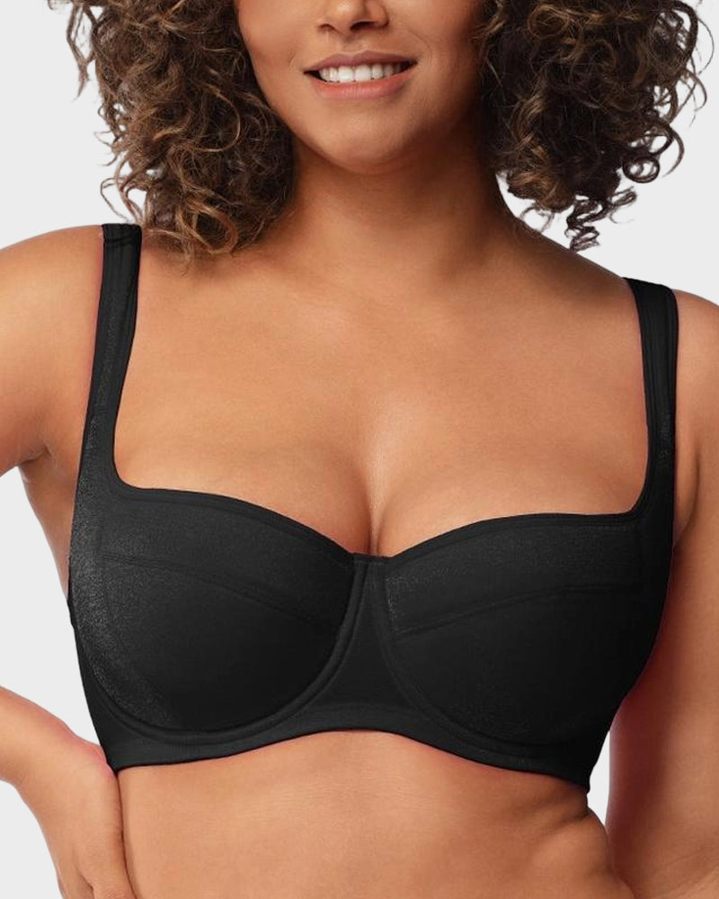 SculpStore Shimmer Lightly Padded Balconette Bra