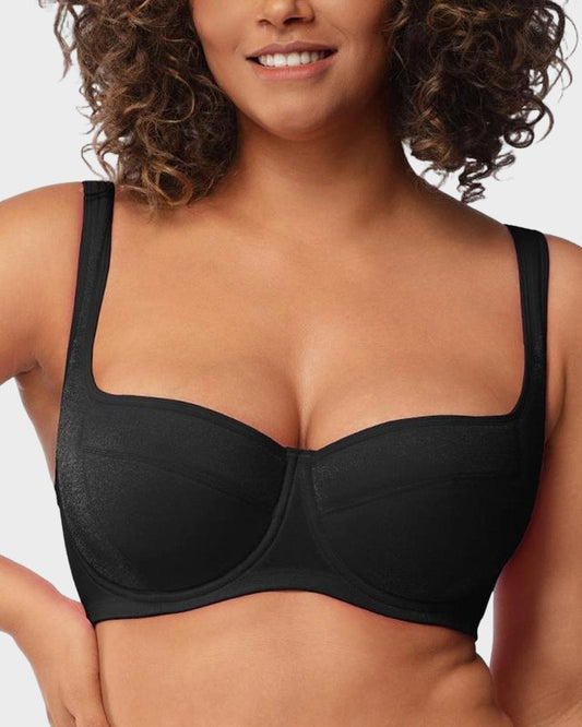 SculpStore Shimmer Lightly Padded Balconette Bra