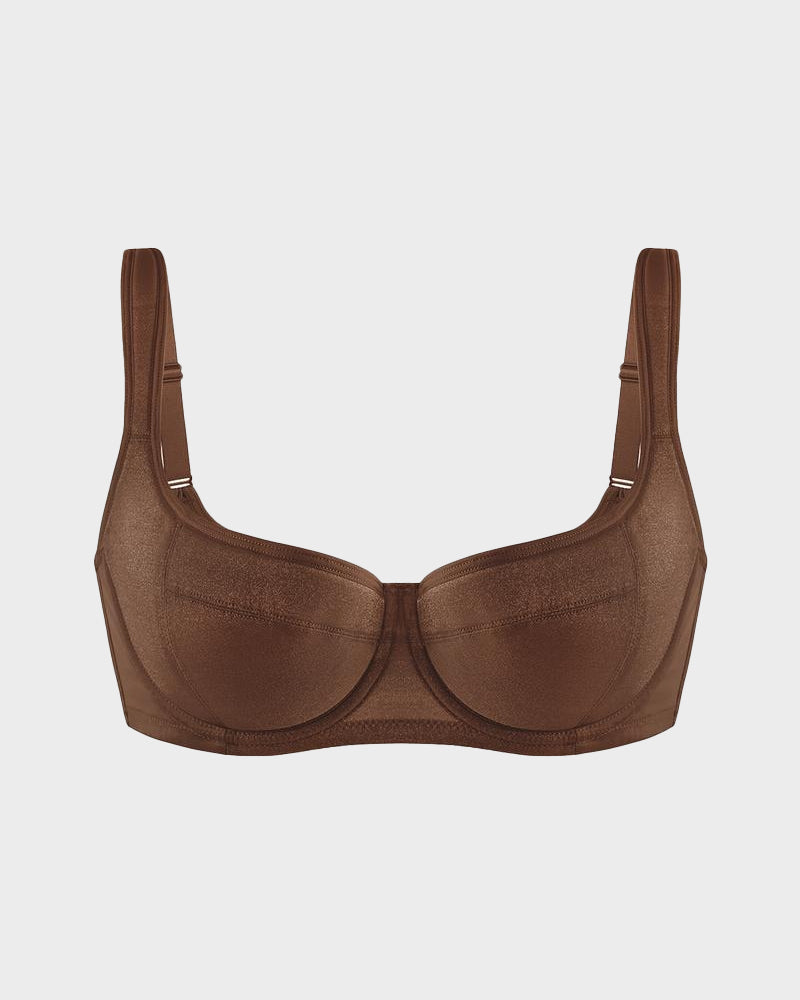 SculpStore Shimmer Lightly Padded Balconette Bra