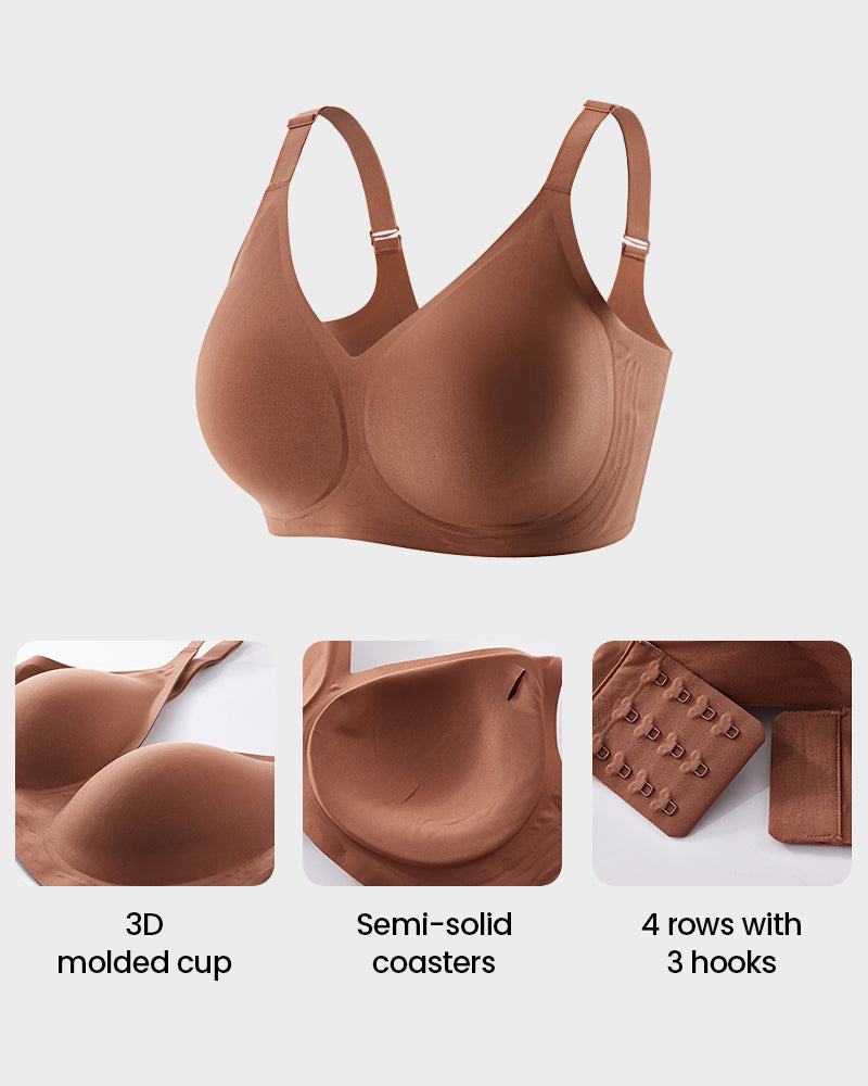 SculpStore Seamless Comfort Jelly Support Bra