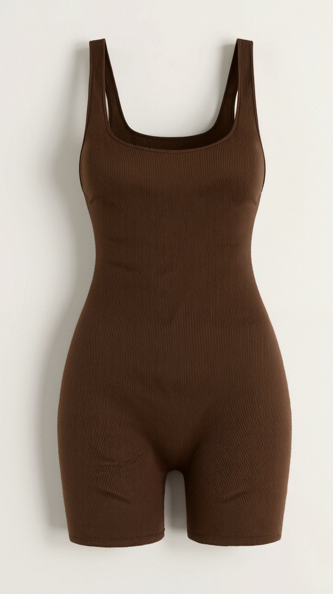 SculpStore Ribbed Contour Romper | Seamless Shaping & Comfort